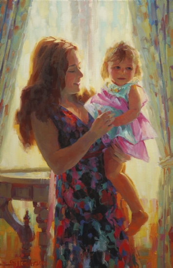 Madonna And Toddler by Steve Henderson of Steve Henderson Fine Art
