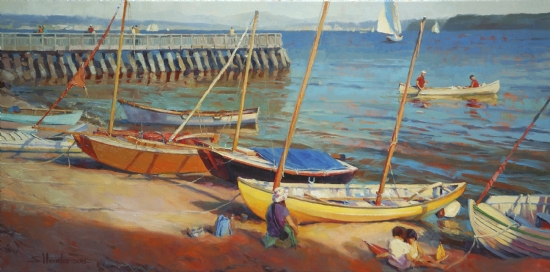 Dory Beach by Steve Henderson of Steve Henderson Fine Art