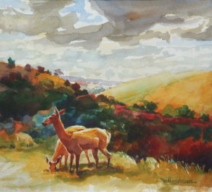Deer above Dixie by Steve Henderson of Steve Henderson Fine Art