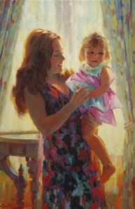 Madonna and Toddler by Steve Henderson of Steve Henderson Fine Art