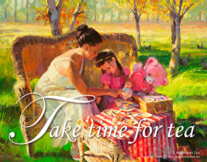 Moms do tend to be right most of the time, which is not so great when you're the daughter, but great when you're the mom. Afternoon Tea poster by Steve Henderson