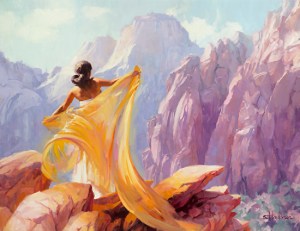 Getting to the lofty places, achieving our dreams, can be a long route or a short cut. And we all know what people say about short cuts. Dream Catcher by Steve Henderson.