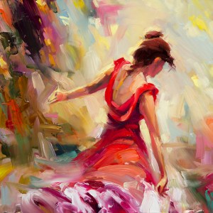 I'm so cool I'm hot these days, although I'm not the beautiful woman in the signed limited edition print by Steve Henderson.