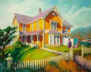 I would so much rather be home than in a grocery store. Sophie and Rose, an affordable print available at Steve Henderson Fine Art