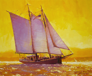 Sometimes, I just mentally sail away from a purchase idea for awhile, and give myself time to think it through. Then, if I make it, I know I've done the right thing. Golden Sea by Steve Henderson