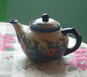 This is my teapot -- my indulgence -- an item of beauty crafted by an artisan. Photo credit Steve Henderson Fine Art.