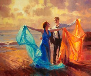 Light, joy, color, happiness, beauty -- these surround us, and they are worth painting. Evening Waltz by Steve Henderson