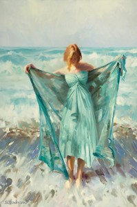 Originals, prints, licensed prints, posters -- people buy art in all forms. Aphrodite, by Steve Henderson, original painting sold, licensed print available.