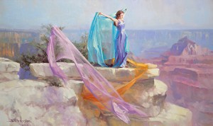 Confidence. That's what parent teachers need, more than anything. Diaphanous, original oil painting by Steve Henderson; licensed open edition print at Great Big Canvas.