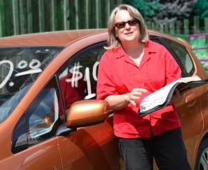 I don't pretend to be anything other than I am -- a middle aged Christian woman who drives a Honda Fit (and I generally leave the Bible at home, next to the sofa). Photo credit Steve Henderson Fine Art