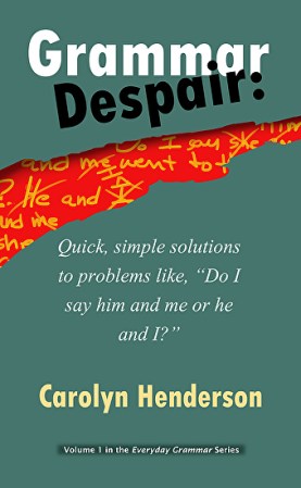 Grammar Despair book by Carolyn Henderson at amazon.com