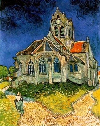 Not all people see the church building, and what it represents, in the same light. The Church at Auvers, by Vincent Van Gogh, circa 1890