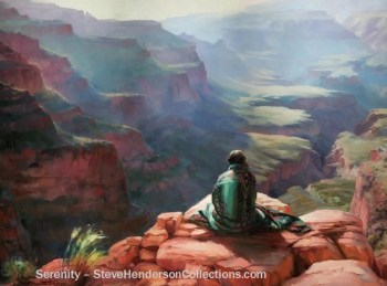 serenity grand canyon southwest arizona national park art steve henderson