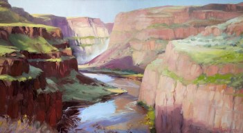 palouse falls waterfall landscape wilderness washington steve henderson